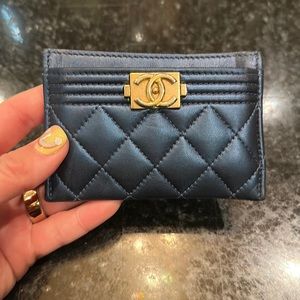 Chanel card holder